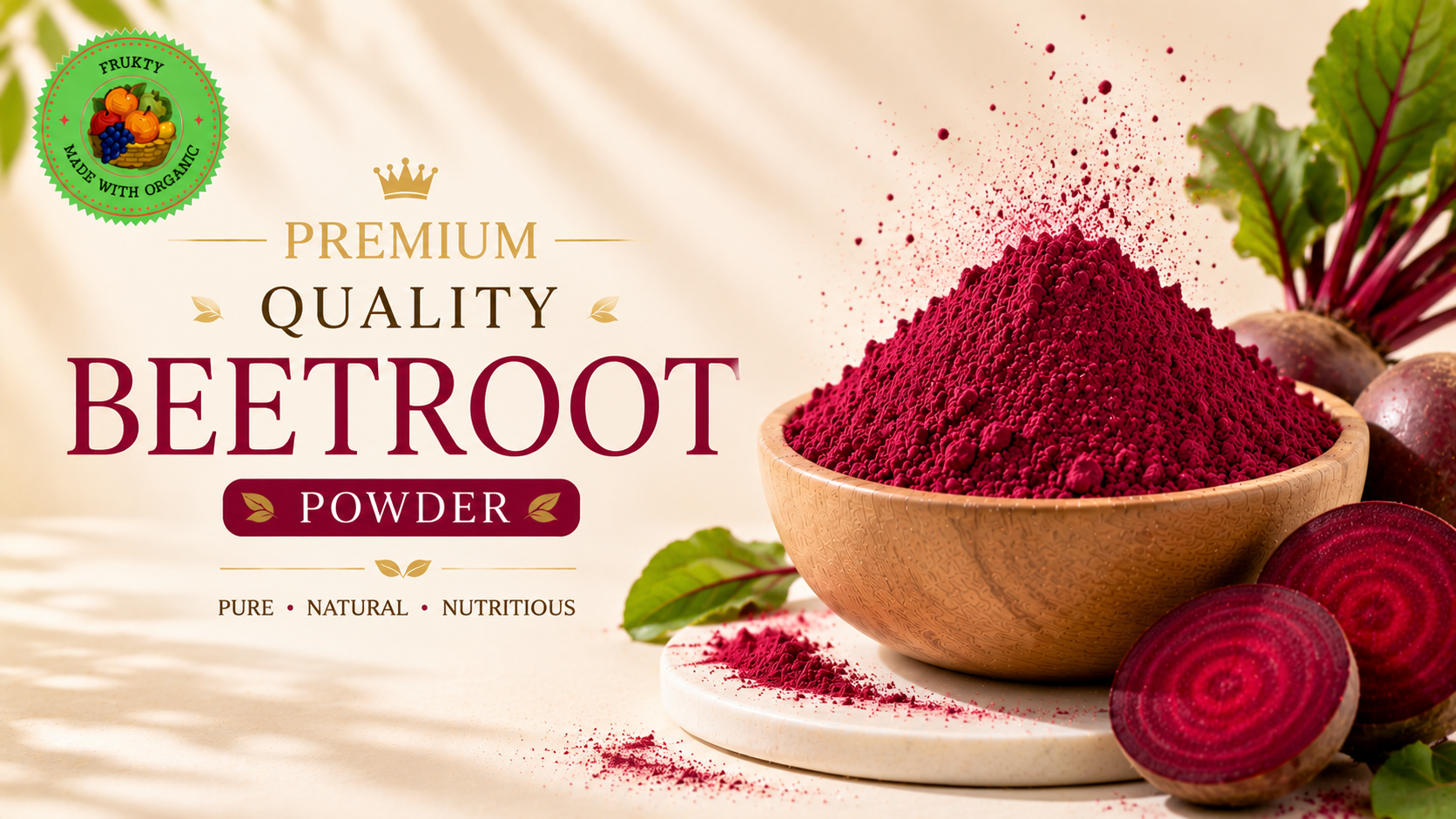 Export Quality Freeze Dried Beetroot Powder from India