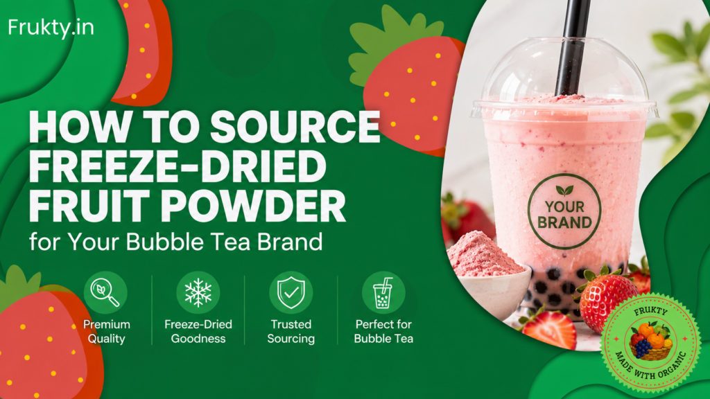 Bubble tea sourcing